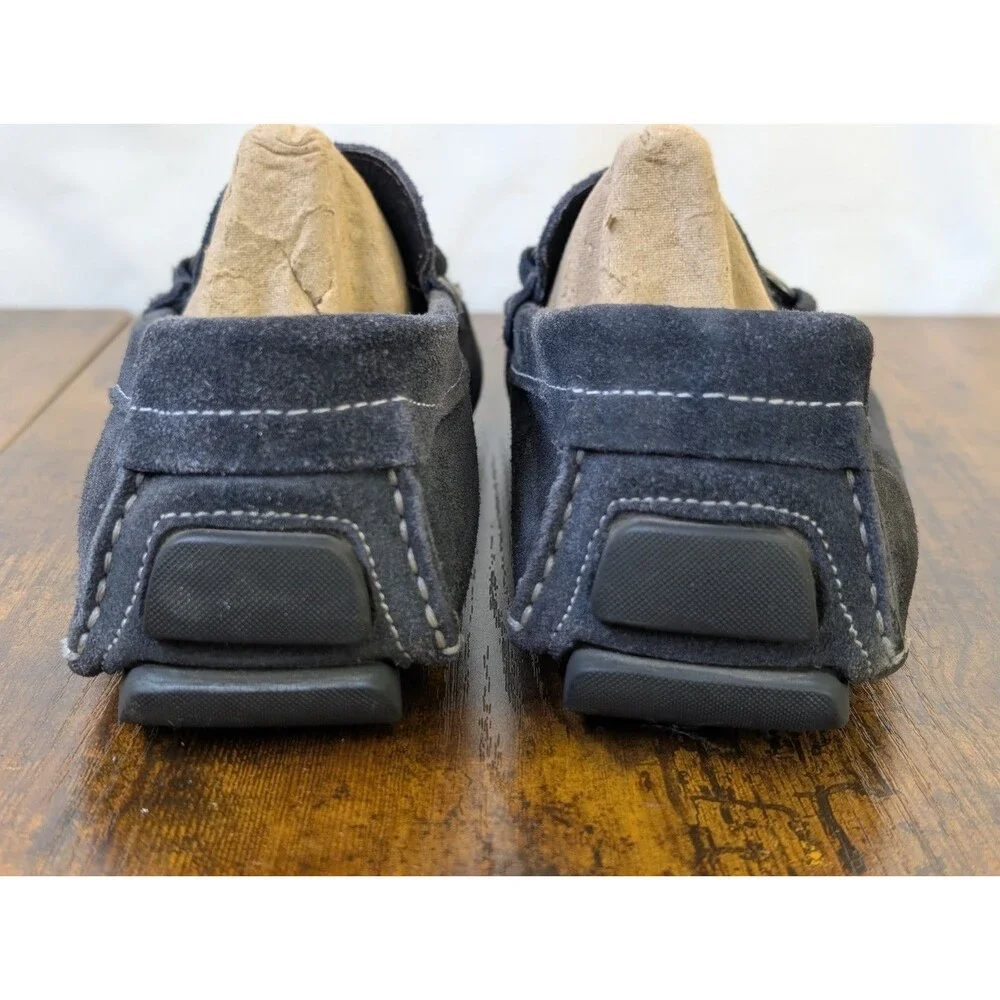 ALDO Men Suede Bit Loafers 11 Blue Driving Shoes Moccasins Slip On Carey Carey